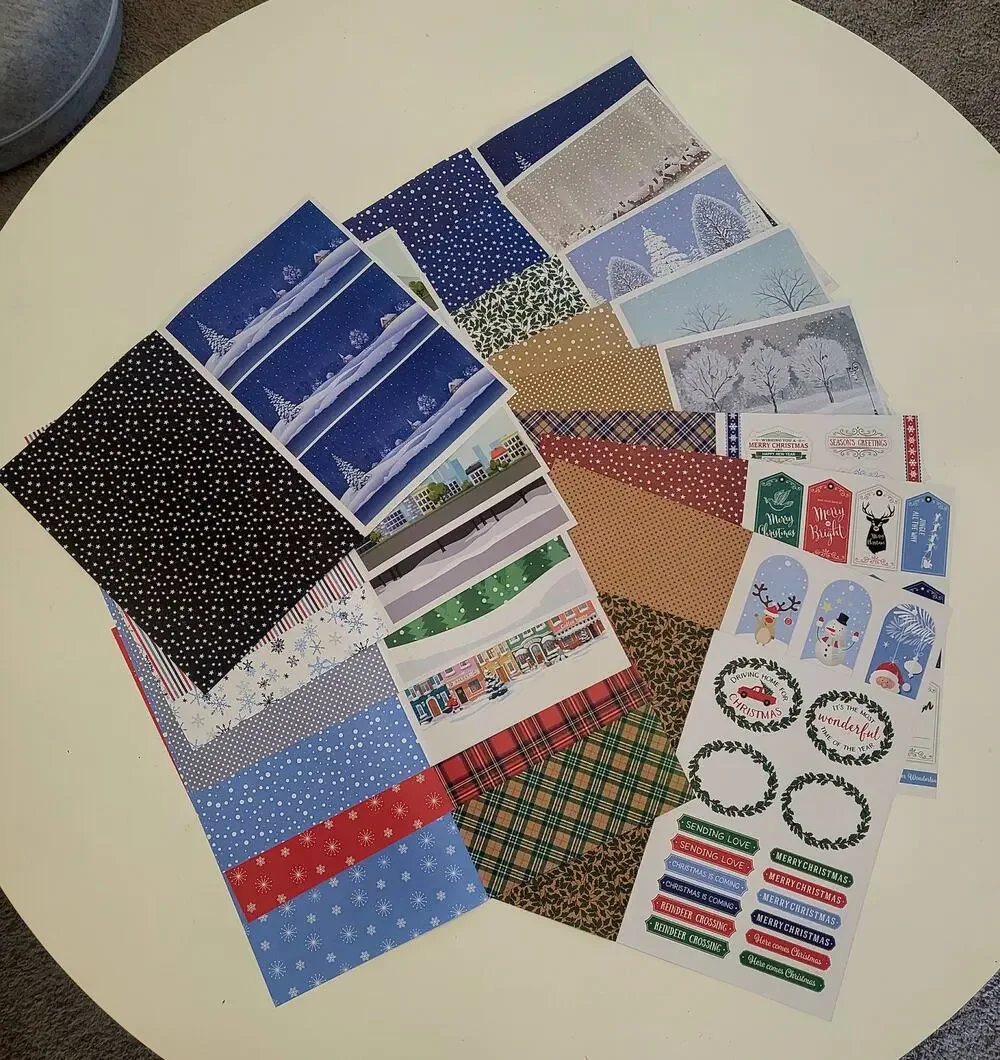 16 pages Christmas Papercraft Sheets